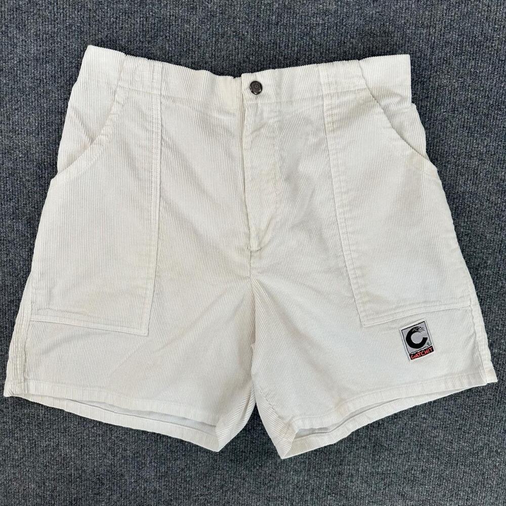 Vintage 90’s Men’s Corduroy Surfer Shorts Indie Streetwear Y2K Skater 32/34